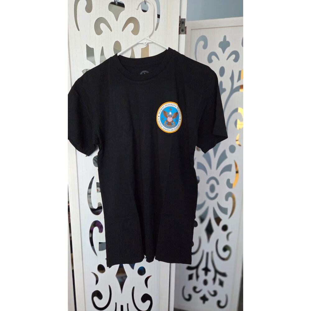 Benoftheweek M.I.A. Mamas Insanity Agency Graphic Tee Shirt Black Medium